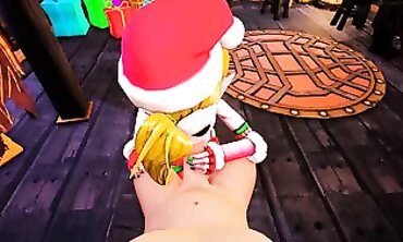 Jinx and Tristana's Damp Holiday Threesome