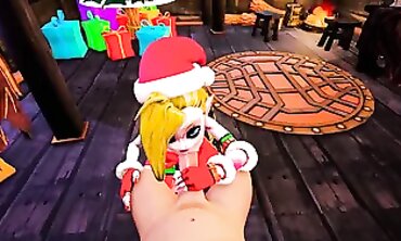 Jinx and Tristana's Damp Holiday Threesome