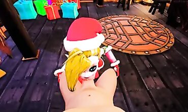 Jinx and Tristana's Damp Holiday Threesome