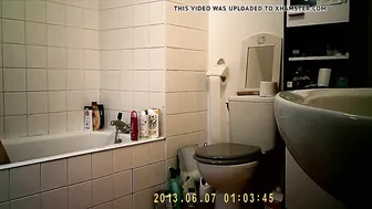 French College Girl Shows Off Her Wet Cooch