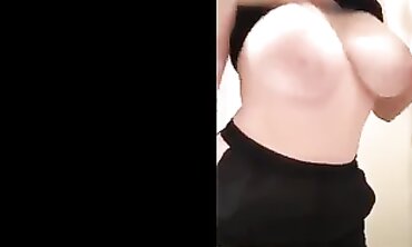 Supah Killer Shows Off Huge Tits On Live Webcam