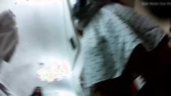 Hot Latina MILF Gives A Sensual Striptease And UpSkirt View For Her Fans