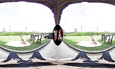 VRLatina: Public Hardcore with Thick-Breasted Latina Queen