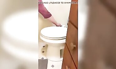 Big Ass Slut Licks and Tastes Her Own Piss