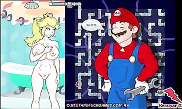PeachRosalina and Daisy Plumbed by Mario