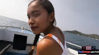 Thai Amateur Outdoor Boat Orgy with Big Ass and Huge Cock