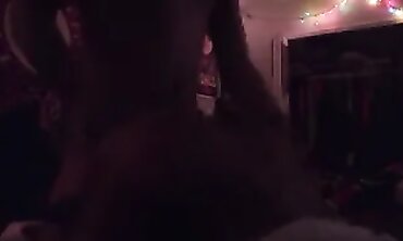 Ebony Brunette Gets Hardfucked and Creampied