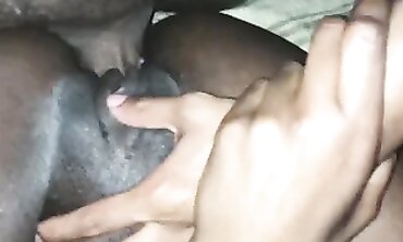 Ebony Brunette Gets Hardfucked and Creampied