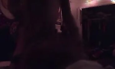 Ebony Brunette Gets Hardfucked and Creampied