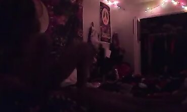 Ebony Brunette Gets Hardfucked and Creampied