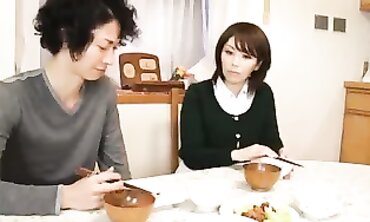 Japanese MILF Takes Double Penetration POV