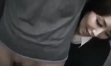 Japanese MILF Takes Double Penetration POV