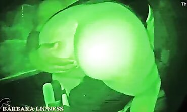 Hotwife Red Gangbanged in the Dark with Night Vision Camera