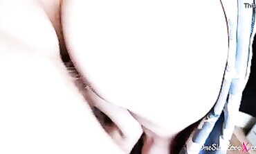 Energetic Tramp Gives POV Blowjob to Big Cock