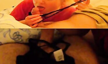 African Panty Blowjob and Handjob with Cumshot