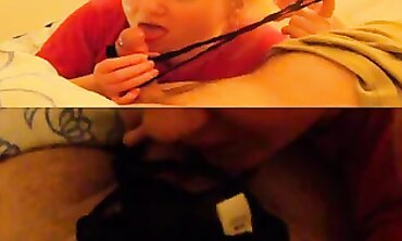 African Panty Blowjob and Handjob with Cumshot