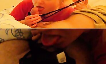 African Panty Blowjob and Handjob with Cumshot