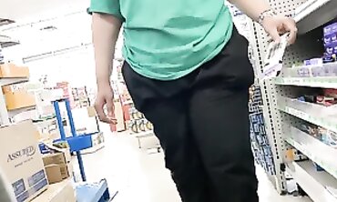 African BBW MILF Anal Close-Up: Wedgie, Booty & Nads Pt 2