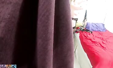 Step-mom Erin Electra Gets Stuck in Dress and Poked by Stepson