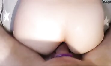 POV Amateur Anal Compilation: Blindfolded Ass-Fuck & Creampie