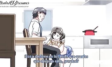 Uncensored Anime: Fiancé Penetrates Near Hotwife