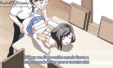 Uncensored Anime: Fiancé Penetrates Near Hotwife