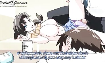 Uncensored Anime: Fiancé Penetrates Near Hotwife