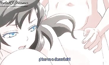 Uncensored Anime: Fiancé Penetrates Near Hotwife