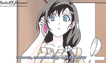 Uncensored Anime: Fiancé Penetrates Near Hotwife