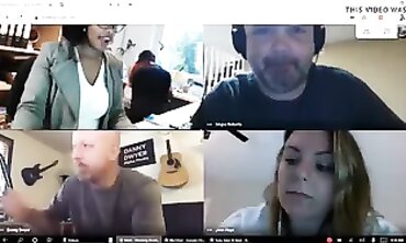 Busty Office Dame Stays Nude On Video Call