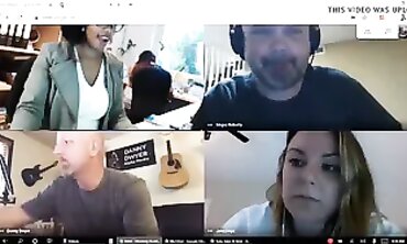 Busty Office Dame Stays Nude On Video Call
