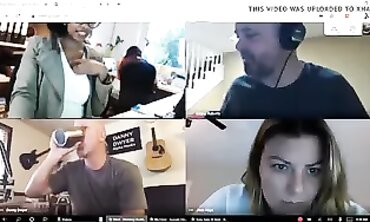 Busty Office Dame Stays Nude On Video Call