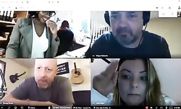 Busty Office Dame Stays Nude On Video Call