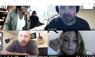 Busty Office Dame Stays Nude On Video Call