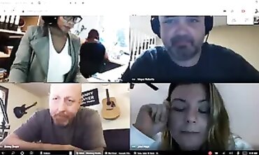 Busty Office Dame Stays Nude On Video Call