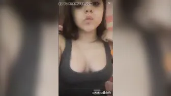 Gaia Teases With Huge Breasts On Periscope