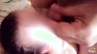 Beautiful 19-Year-Old Pulverized by Stepdad in Taboo Facial