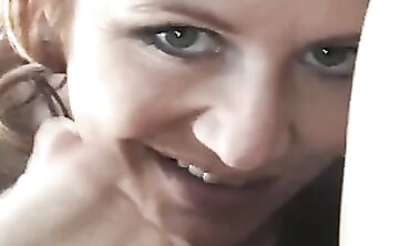 Renee LaRue Gives a Deepthroat Blowjob