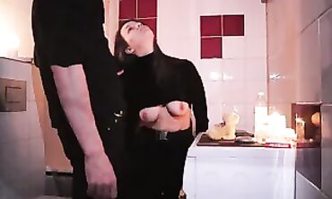 Punished Brunette Gets Spanked and Creampied