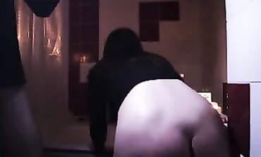 Punished Brunette Gets Spanked and Creampied