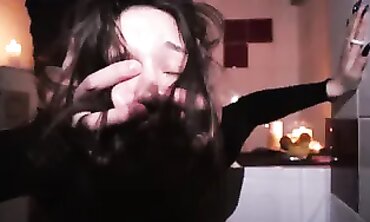 Punished Brunette Gets Spanked and Creampied