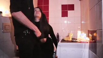 Punished Brunette Gets Spanked and Creampied