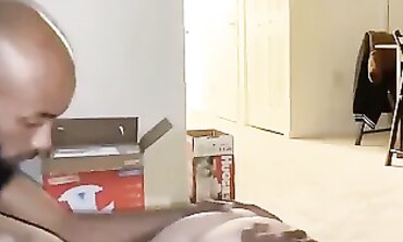 BBC Cuckold Gangster Pounds Fat Ass Fiancée in Guest Room