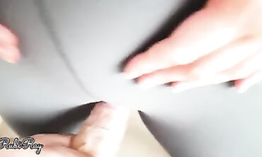 POV: Nutting Into My G-String And Yoga Pants
