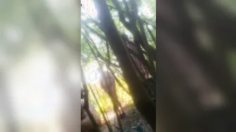 Public Group FKK with a MILF
