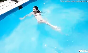 Candy and Joy Enjoy a Sexy Pool Session in Brazil