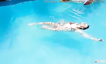 Candy and Joy Enjoy a Sexy Pool Session in Brazil