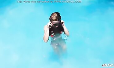 Candy and Joy Enjoy a Sexy Pool Session in Brazil
