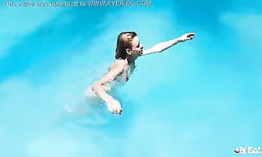 Candy and Joy Enjoy a Sexy Pool Session in Brazil