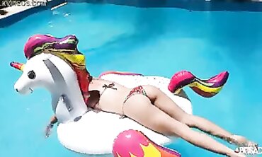 Candy and Joy Enjoy a Sexy Pool Session in Brazil